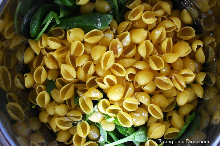 spinach artichoke chicken pasta ingredients