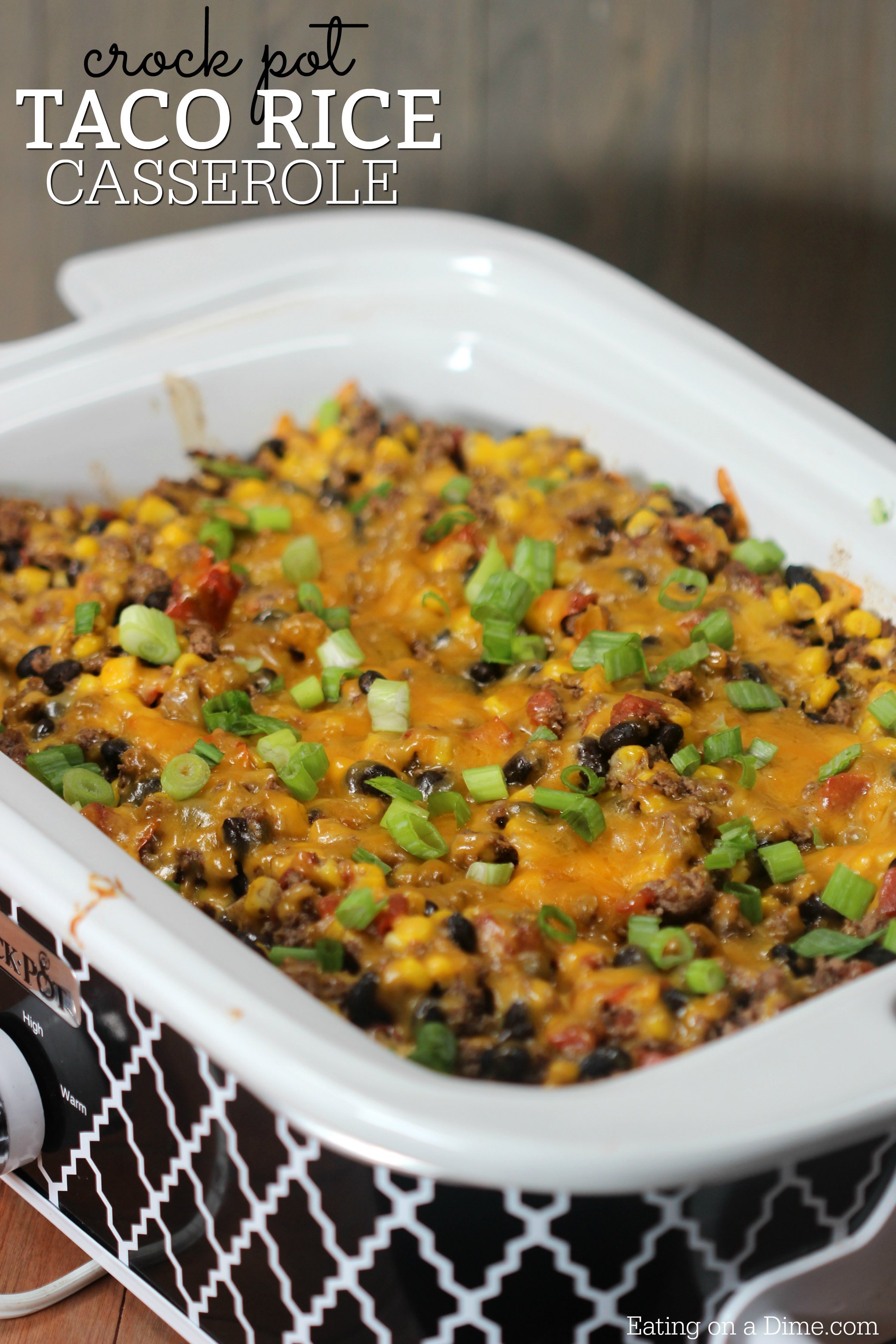 crock pot Mexican Taco Casserole Recipe - Beef Taco Casserole Recipe