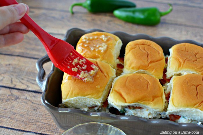 Jazz up your burger and make Jalapeno popper burger sliders for an extra kick.  This is the perfect size for parties, Game day and more. 