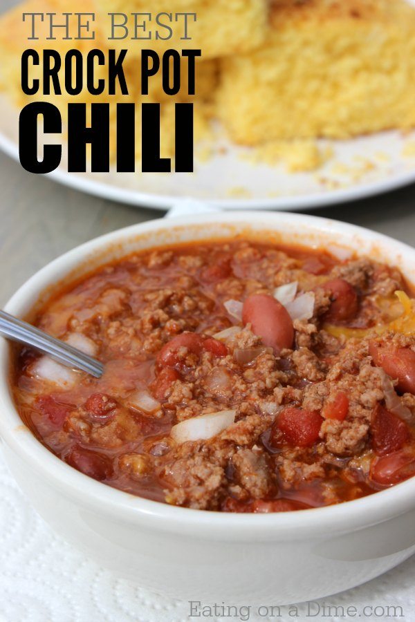 Easy Crock Pot Chili Recipe - Simple