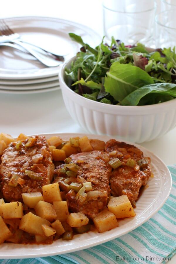 Cowboy Crockpot Pork Chops Recipe is packed with amazing flavor. You will love how quick and easy Slow cooker pork chops and potatoes comes together. The potatoes and pork chops are so yummy! Try Cowboy slow cooker pork chops recipe. Cowboy pork chops is the best dinner. Cowboy pork chops dinner recipe is so simple. Cowboy Crockpot Pork Chops Recipe is packed with amazing flavor. You will love how quick and easy Slow cooker pork chops and potatoes comes together. The potatoes and pork chops are so yummy! Try Cowboy slow cooker pork chops recipe. Cowboy pork chops is the best dinner. Cowboy pork chops dinner recipe is so simple.