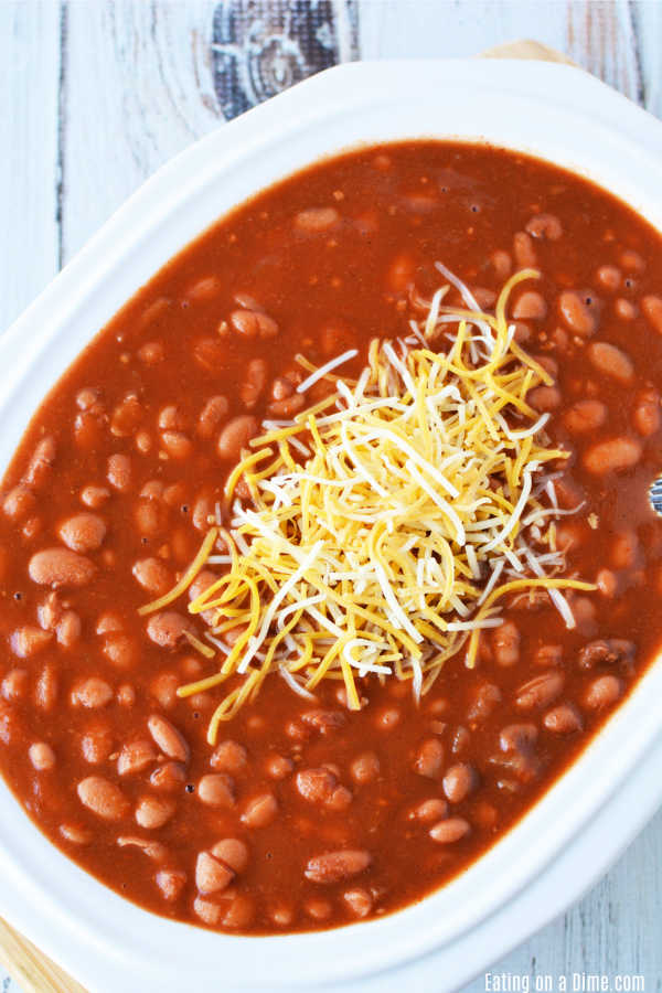 Everyone will love Crock pot ranch beans.  Each bite has the perfect amount of seasoning and the slow cooker does all the work.