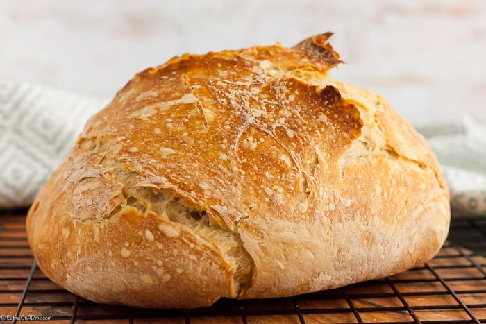 Artisan Bread on a cooling rack