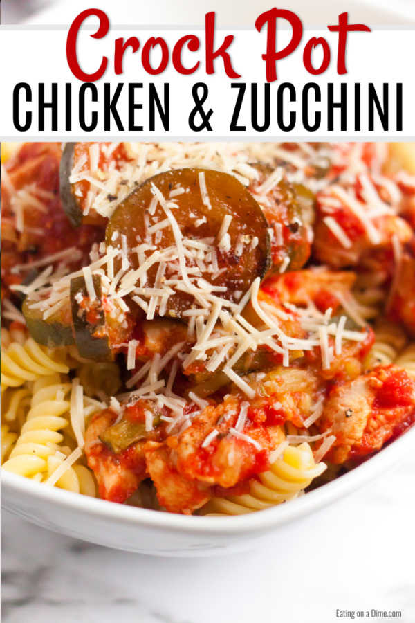 Crock Pot Chicken and Zucchini Recipe is a simple slow cooker meal that is frugal and tasty. Give this healthy recipe a try for a dinner everyone will love.