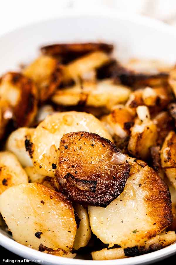Eating on a Dime - Pan Fried Potatoes Recipe