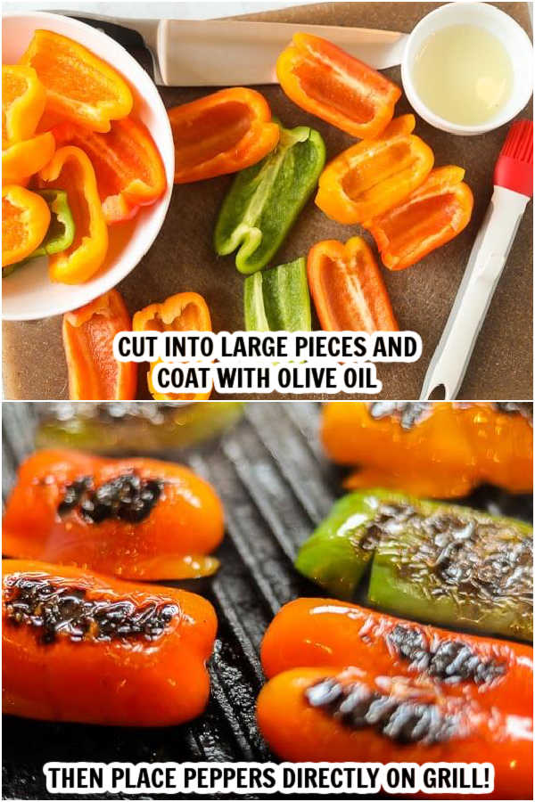 Learn how to grill bell peppers for the perfect side dish for chicken, fish and more. The grill makes this tasty with perfectly crispy edges. 