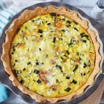 Easy Zucchini Quiche Recipe - Eating on a Dime
