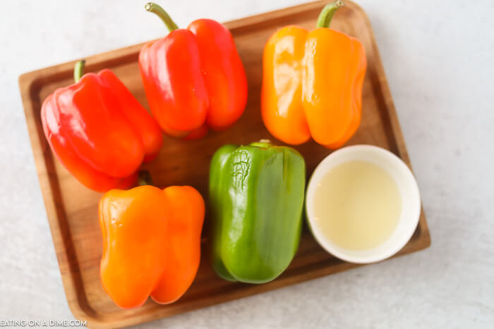 Learn how to grill bell peppers for the perfect side dish for chicken, fish and more. The grill makes this tasty with perfectly crispy edges. 