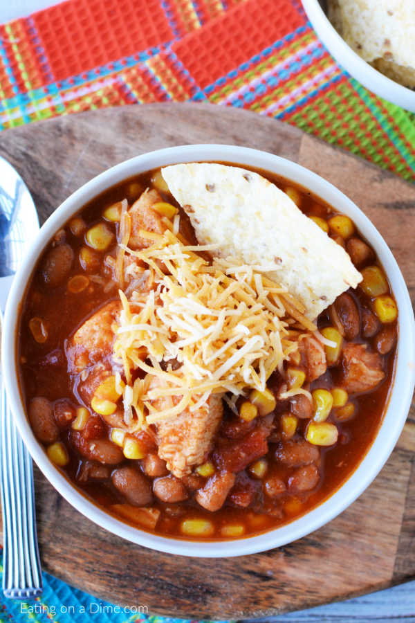 One Pot Tex Mex Chicken Chili Recipe - Easy One Pot Meal