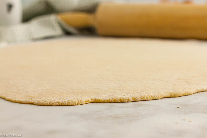 Flatten dough