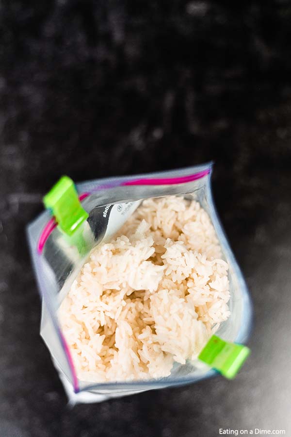 Learn how to freeze rice and save time and money. We have been doing this for awhile now and it helps so much during busy weeknights. 