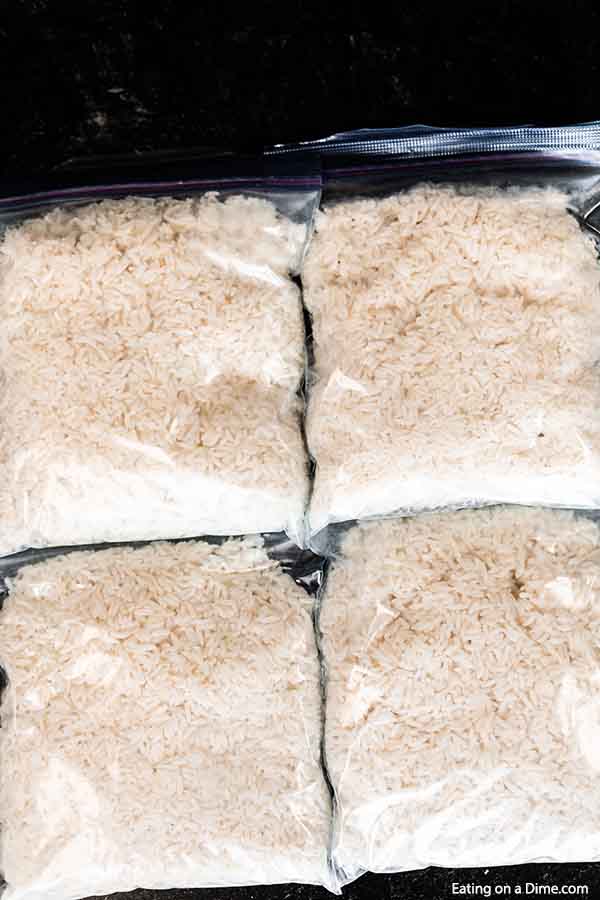 Learn how to freeze rice and save time and money. We have been doing this for awhile now and it helps so much during busy weeknights. 