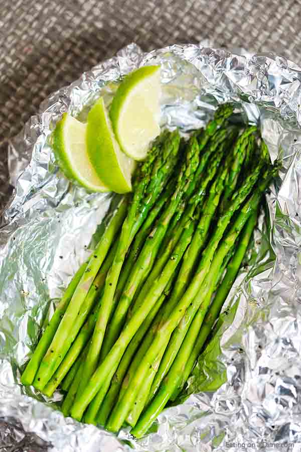 This is the easiest Grilled Asparagus Recipe you will try. There is no fuss and practically no work in making delicious grilled asparagus.