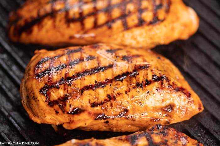 You only need one ingredients to make this Catalina Glazed Grilled Chicken recipe - just catalina salad dressing! The flavor is amazing. 