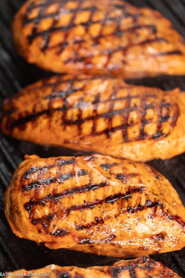 You only need one ingredients to make this Catalina Glazed Grilled Chicken recipe - just catalina salad dressing! The flavor is amazing. 