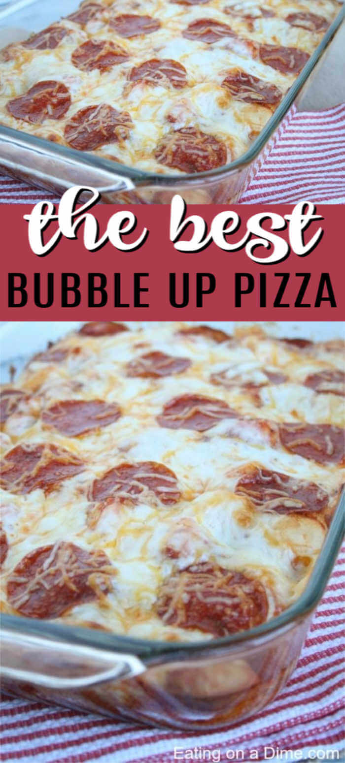 Bubble Up Pizza Recipe - Easy Bubble Pizza Recipe