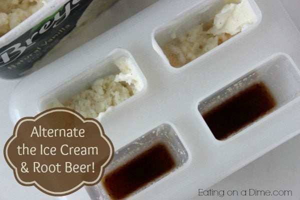 Save money and make homemade Root Beer Popsicles. Not only do these taste amazing but they are super easy. Give this treat a try!