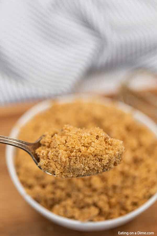 Learn how to make brown sugar from scratch with only 2 ingredients. Never run out of brown sugar with this easy recipe to make it at home! 