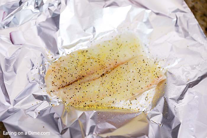 This Lemon Pepper Grilled Tilapia recipe tastes amazing and is so easy to make! You can have dinner ready in just 10 minutes!
