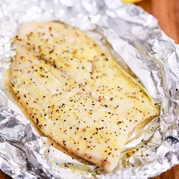 Grilled Tilapia In Foil Pack