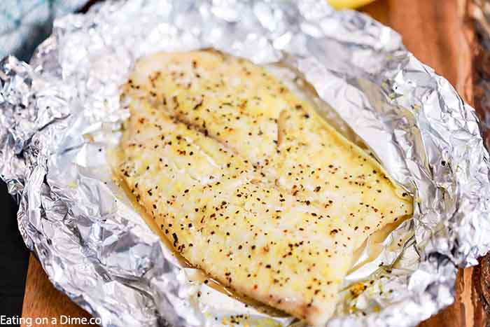 This Lemon Pepper Grilled Tilapia recipe tastes amazing and is so easy to make! You can have dinner ready in just 10 minutes!