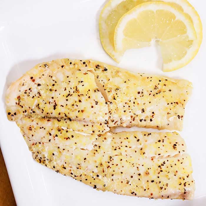 This Lemon Pepper Grilled Tilapia recipe tastes amazing and is so easy to make! You can have dinner ready in just 10 minutes!