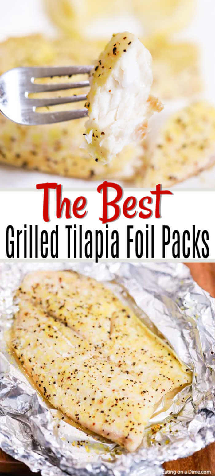This Lemon Pepper Grilled Tilapia recipe tastes amazing and is so easy to make! You can have dinner ready in just 10 minutes!