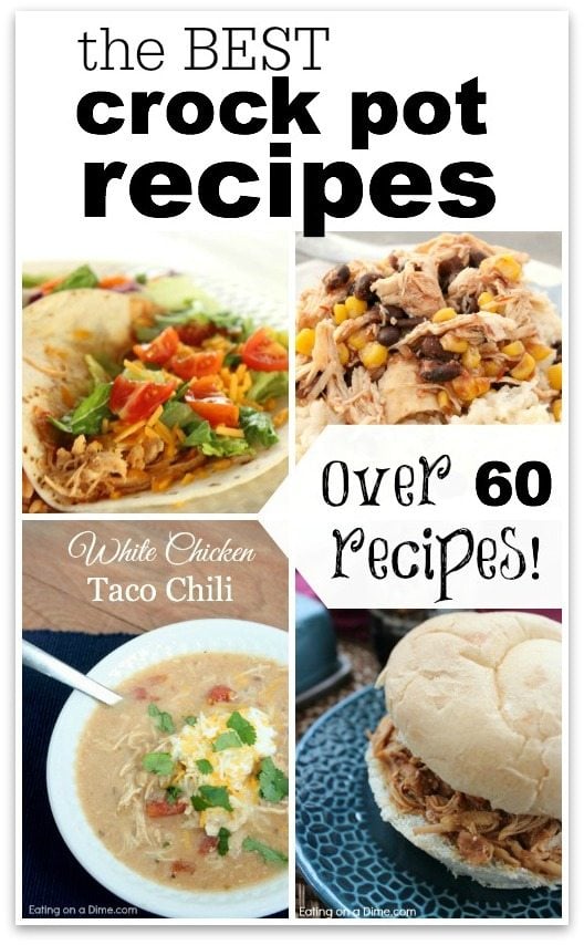 Try these amazing crock pot recipes. We have over 60 frugal and fabulous crock pot recipes to make and enjoy!