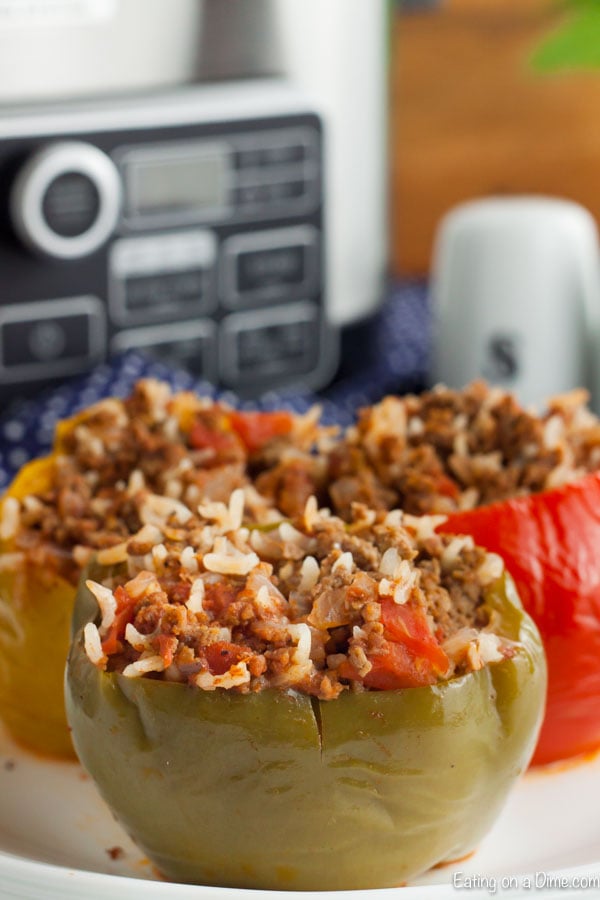 Stuffed Peppers on a plate