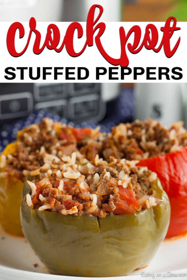 Crock Pot Stuffed Peppers Recipe - stuffed peppers crock pot recipe