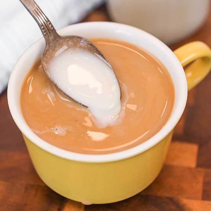Homemade Coffee Creamer Recipe is so easy to make and will save you 50% or more just by making it yourself. You only need 3 ingredients!