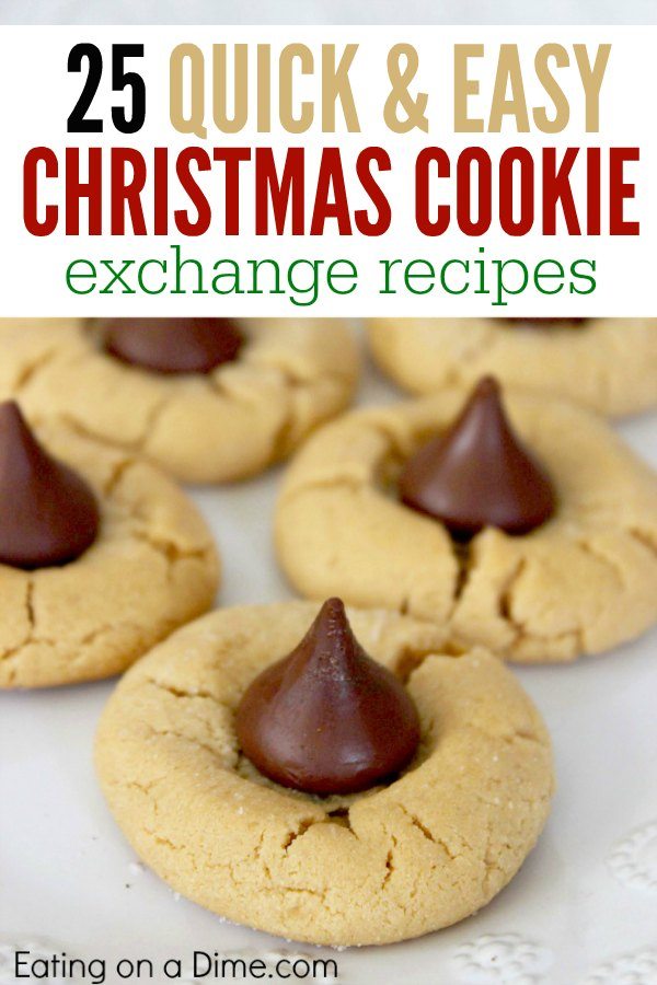 Are you ready for Christmas cookies? Try one of these 25 christmas cookie exchange recipes this year. You will love one of these Holiday cookies. 