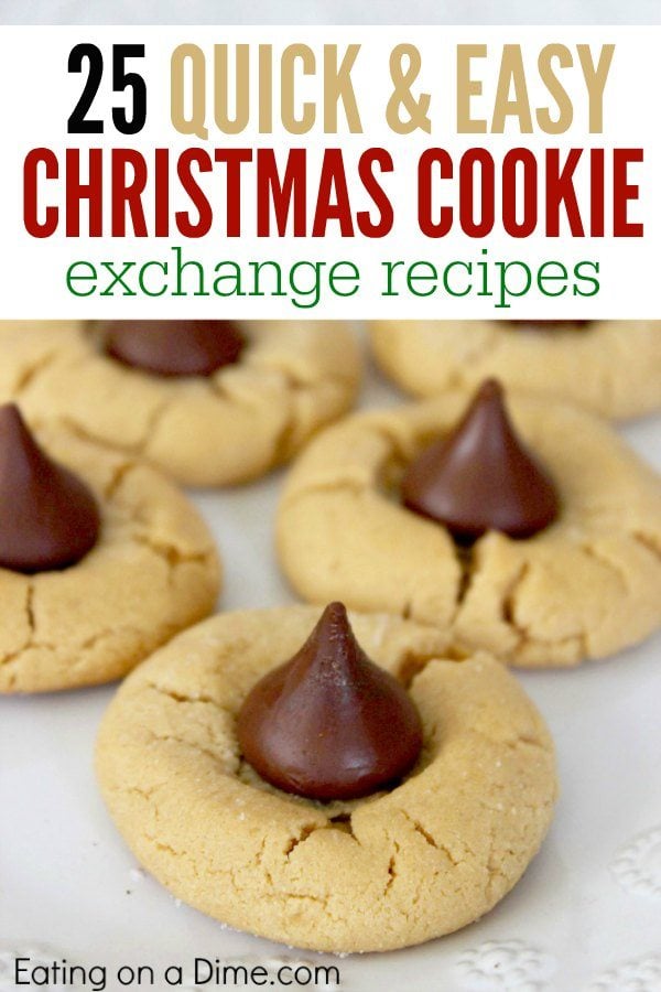 25 Days of Christmas Cookie Exchange Recipes - Eating on a Dime
