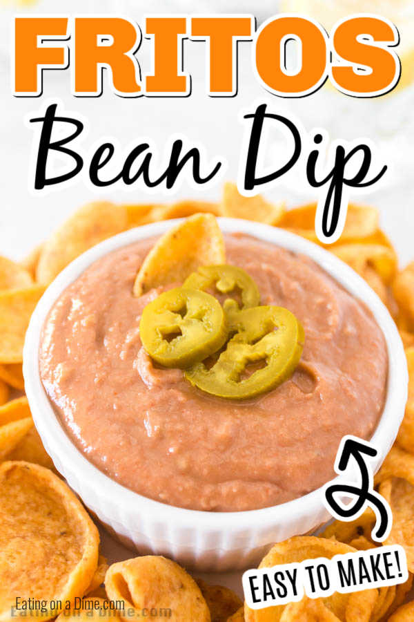 Learn how to make Fritos bean dip at home for a fraction of the cost of store bought. This is the best dip for parties, movie night or Game Day!