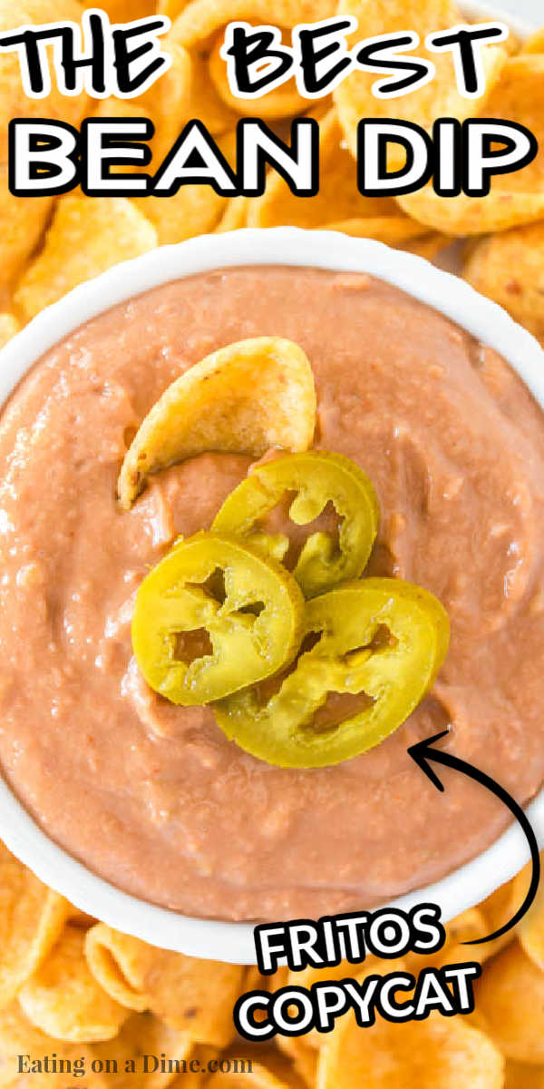 Learn how to make Fritos bean dip at home for a fraction of the cost of store bought. This is the best dip for parties, movie night or Game Day!