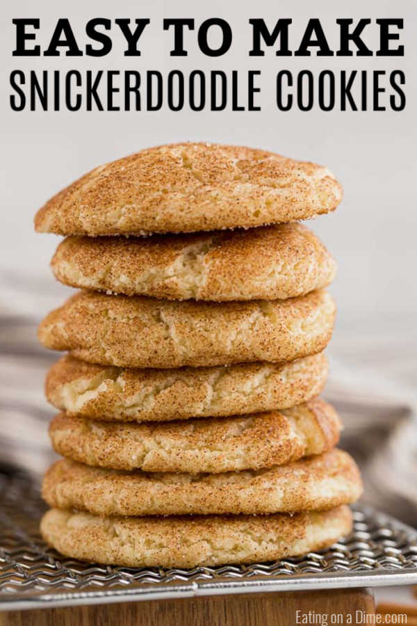 You have to try this Snickerdoodle Cookies recipe! It is a family favorite and your whole family will love this easy snickerdoodles recipe, too!