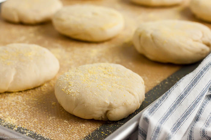 Homemade English Muffins are easy to make and freeze great. Make a batch of easy homemade English muffins today and save time and money.