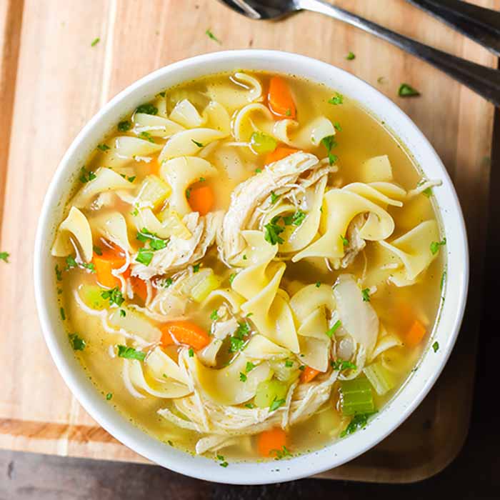 30 Minute Pantry Chicken Noodle Soup - Big Bear's Wife