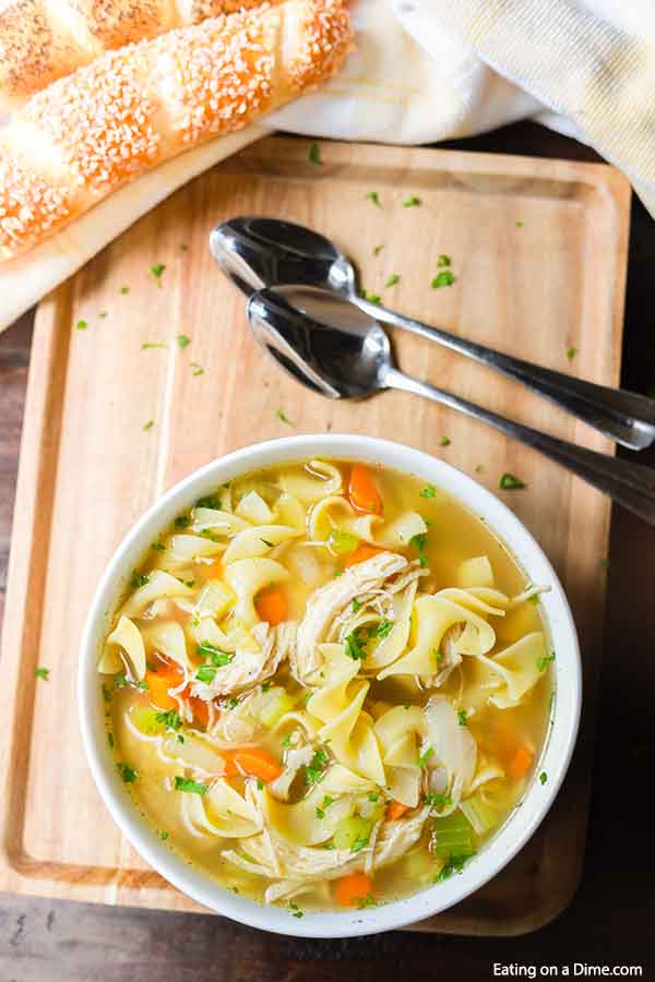 Homemade Chicken Noodle Soup Recipe Ready in 20 minutes