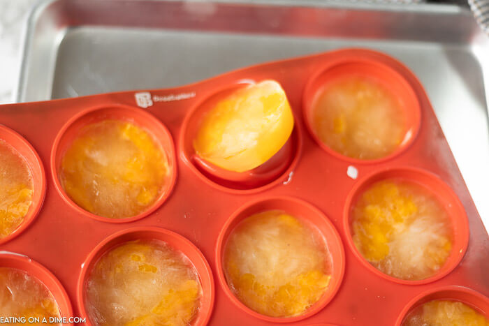 Learn how to freeze eggs the right way without ruining them. Freezing eggs is a great food storage idea. This is the best way to freeze eggs! #eatingonadime #freezingeggs #freezertips 