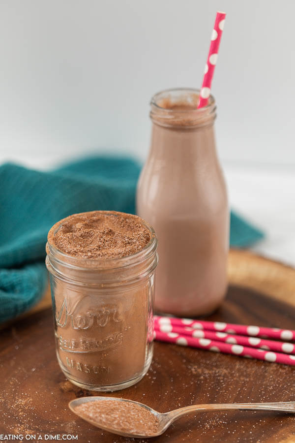 Make homemade Nesquik with only 2 ingredients for a great treat at home. Save money and enjoy this homemade preservative free mix.