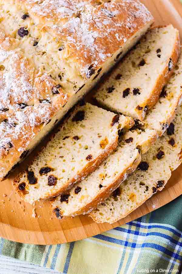 This Irish Soda Bread Recipe is the best soda bread recipe! It is so easy and loaded with flavor! Perfect addition to your St. Patrick's Day feast!