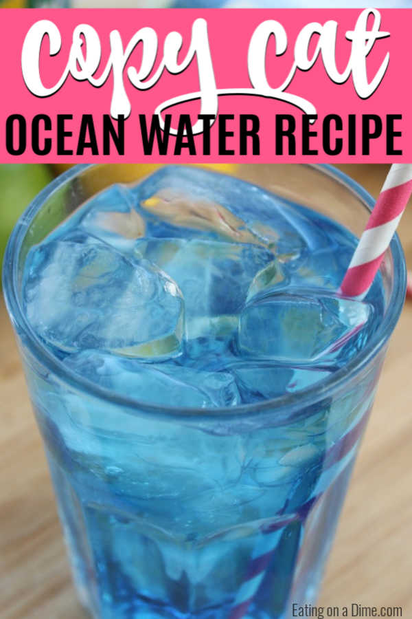 A close up image of sonic ocean water. 