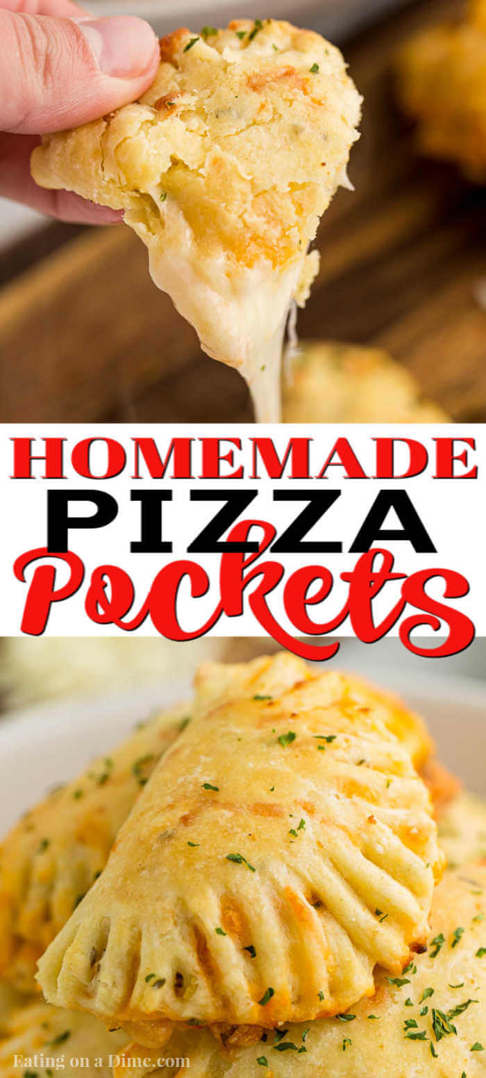 Pizza Pocket Recipe is so delicious and better than any of those store bought pizza snacks. Enjoy these anytime you want and make a batch for the freezer.