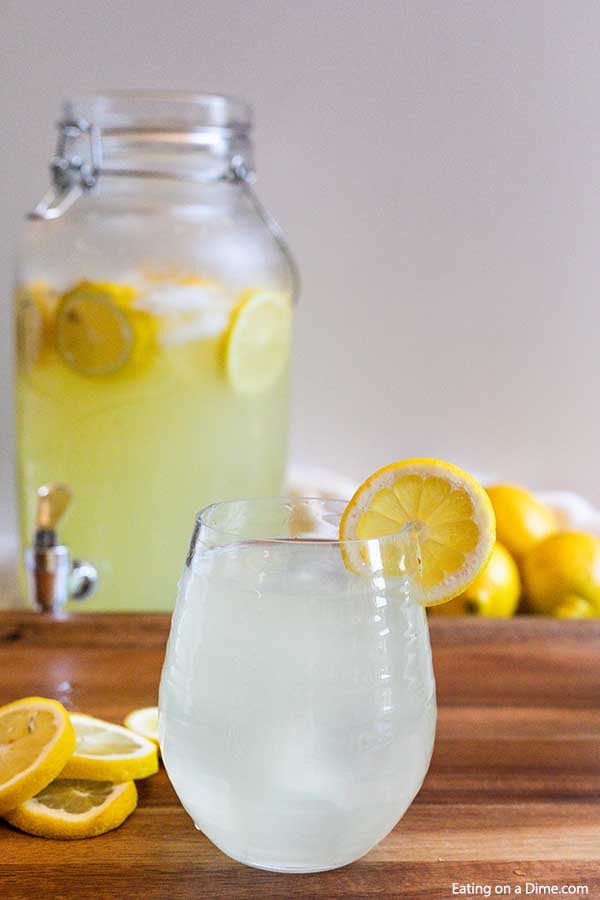 Copy Cat Chick-fil-a Lemonade recipe is so refreshing and incredibly simple to make. Enjoy your favorite lemonade at home for a fraction of the price!