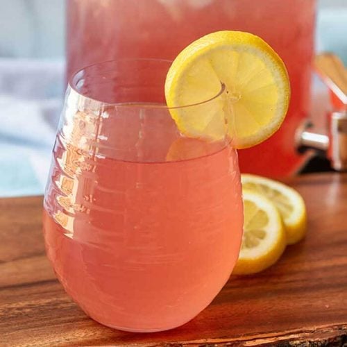 Pink lemonade recipe - how to make pink lemonade