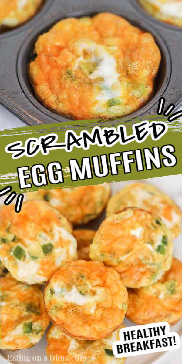 Scrambled Egg Breakfast Muffins Recipe (Freezer Meal)