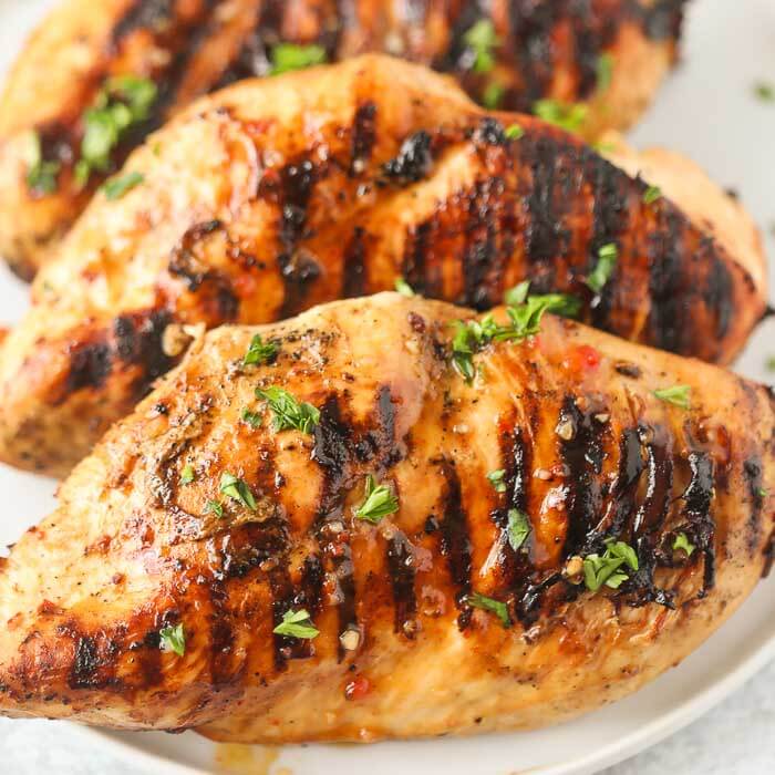 Anytime we need a quick meal, I make Italian chicken marinade. The chicken is so tender. Grill or bake this and dinner is ready in minutes! 