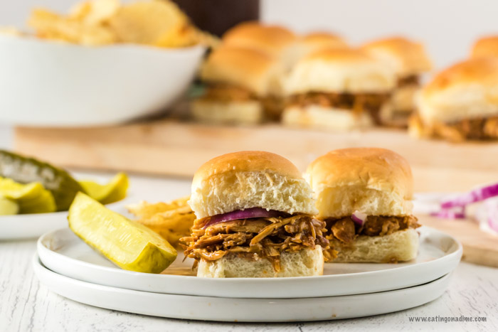 Slow Cooker Dr Pepper Chicken is a family favorite and such an easy meal. The kids love when Dr. Pepper Chicken Sliders are on the menu for the week. Yum!