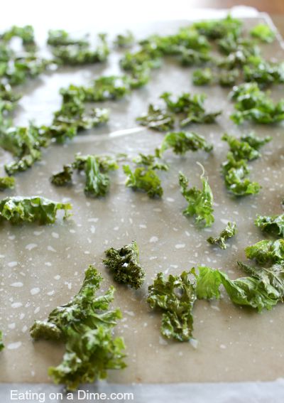 Looking for a recipe for homemade kale chips? Make this Easy oven baked kale chip recipe full of flavor. Kale chips are great for snacking. 